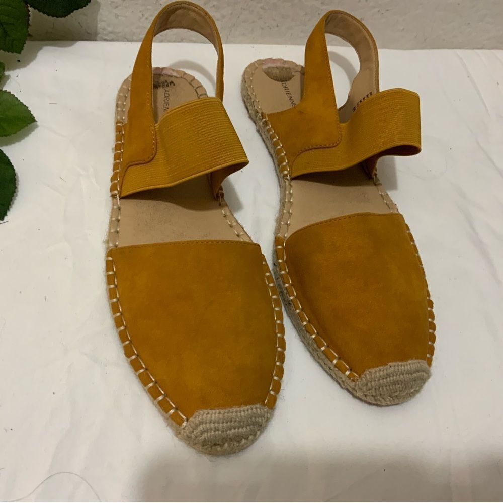 Adrienne Vittadini Angelo Women's Suede Espadrille Sandals Size‎ 10